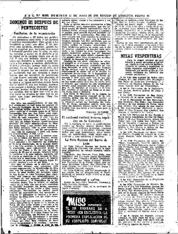 ABC SEVILLA 15-06-1969 página 42