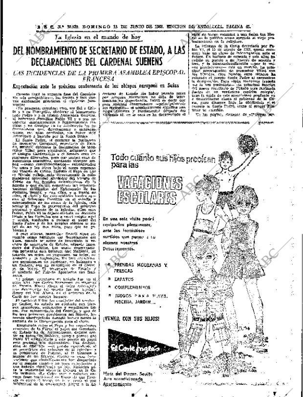 ABC SEVILLA 15-06-1969 página 43