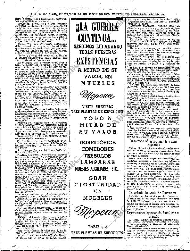 ABC SEVILLA 15-06-1969 página 50