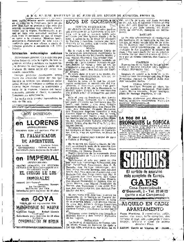 ABC SEVILLA 15-06-1969 página 54