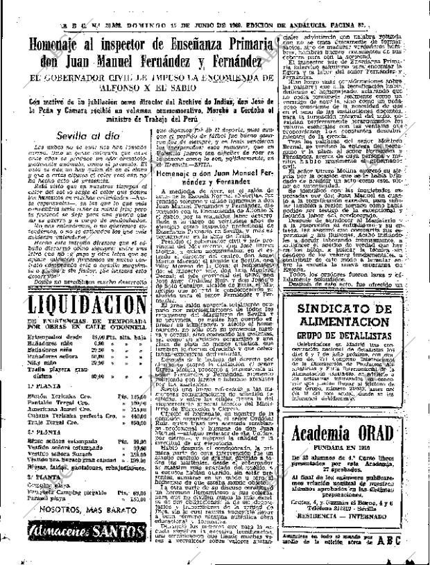 ABC SEVILLA 15-06-1969 página 57