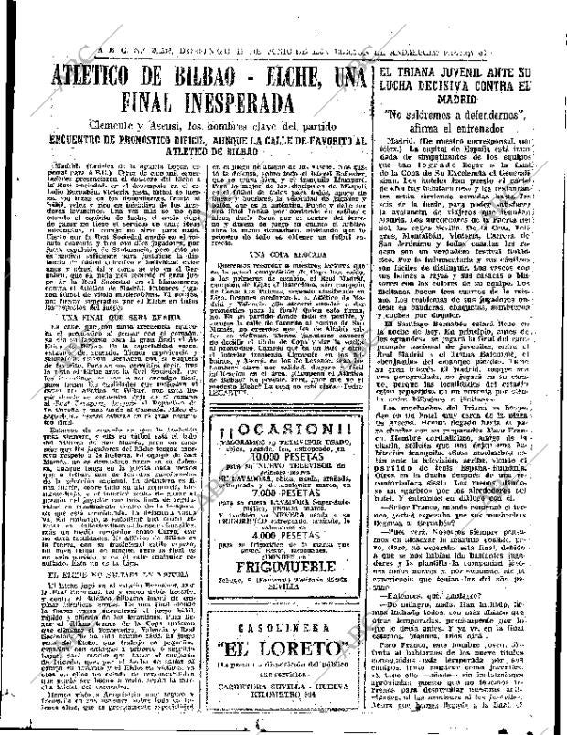 ABC SEVILLA 15-06-1969 página 63