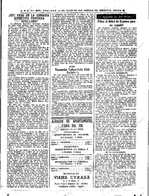 ABC SEVILLA 15-06-1969 página 69