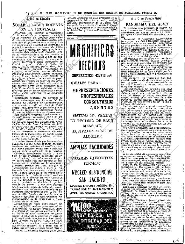 ABC SEVILLA 15-06-1969 página 77