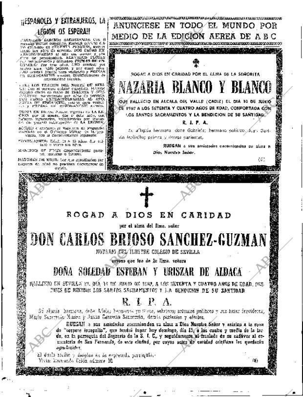 ABC SEVILLA 15-06-1969 página 89