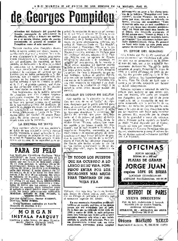 ABC MADRID 17-06-1969 página 27