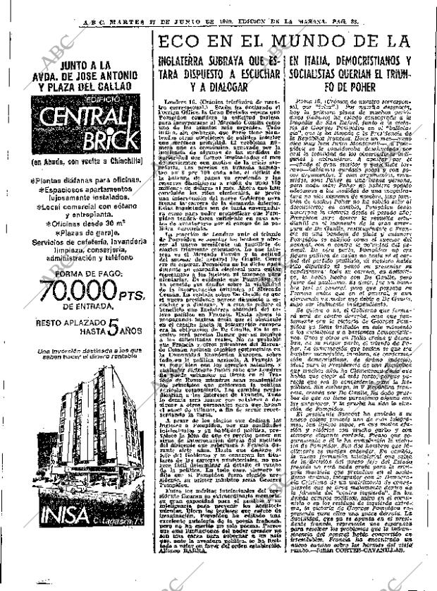 ABC MADRID 17-06-1969 página 28