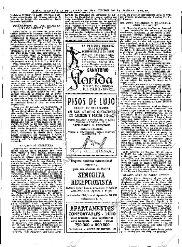 ABC MADRID 17-06-1969 página 60