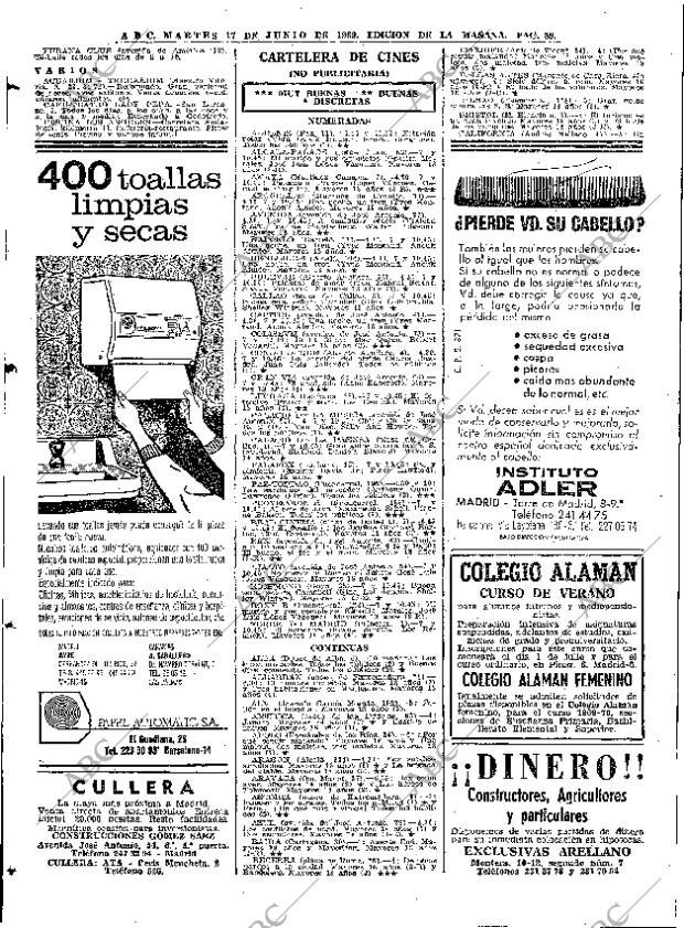 ABC MADRID 17-06-1969 página 86