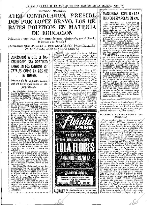 ABC MADRID 19-06-1969 página 33