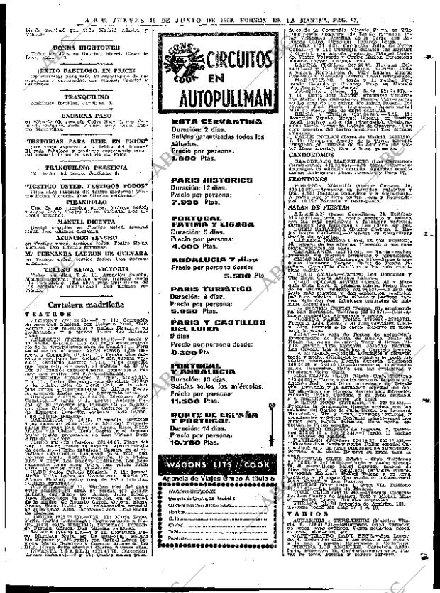 ABC MADRID 19-06-1969 página 85