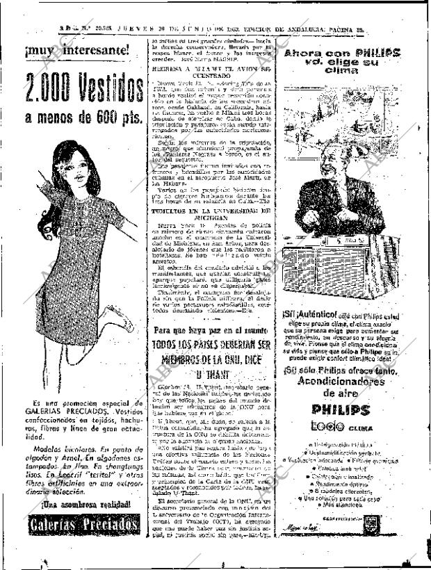 ABC SEVILLA 19-06-1969 página 38