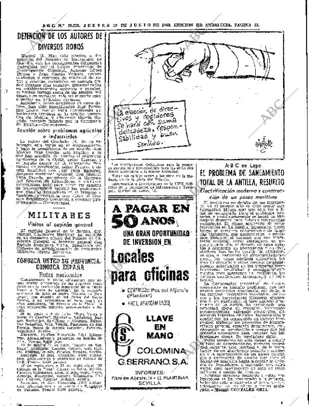 ABC SEVILLA 19-06-1969 página 55