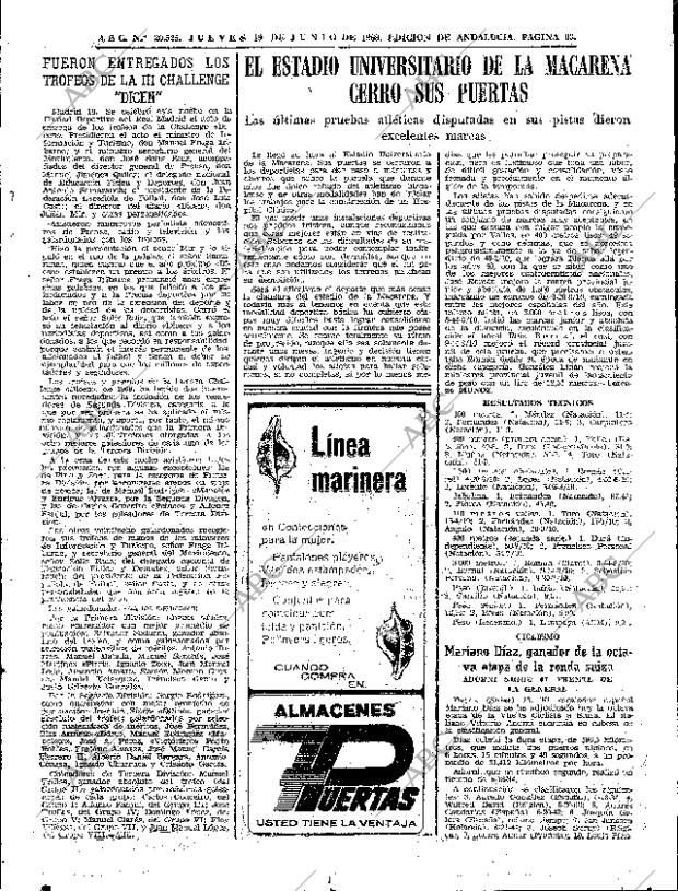 ABC SEVILLA 19-06-1969 página 63