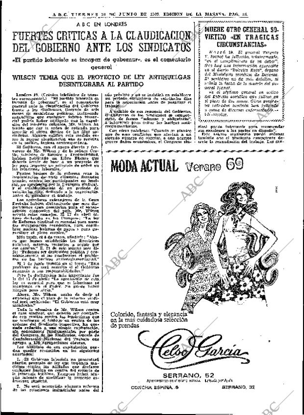 ABC MADRID 20-06-1969 página 35