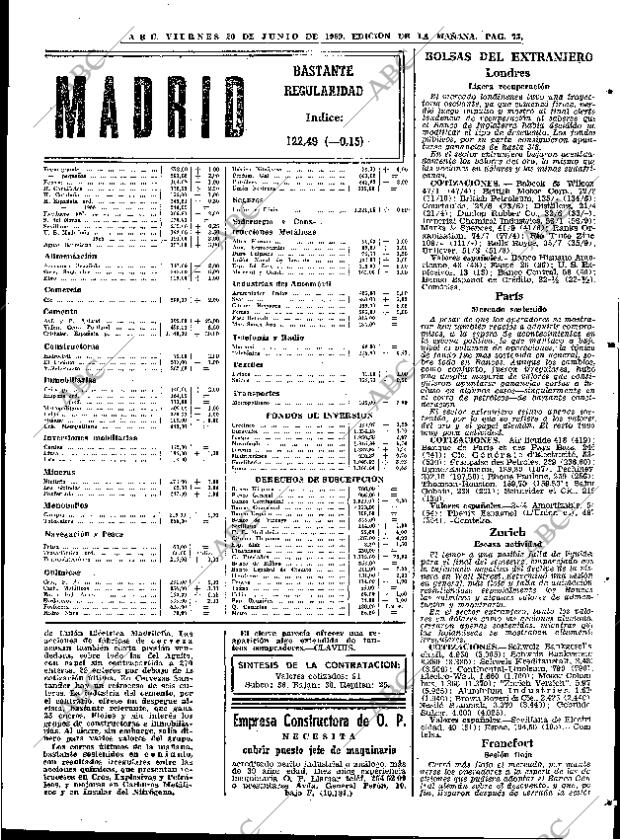 ABC MADRID 20-06-1969 página 73