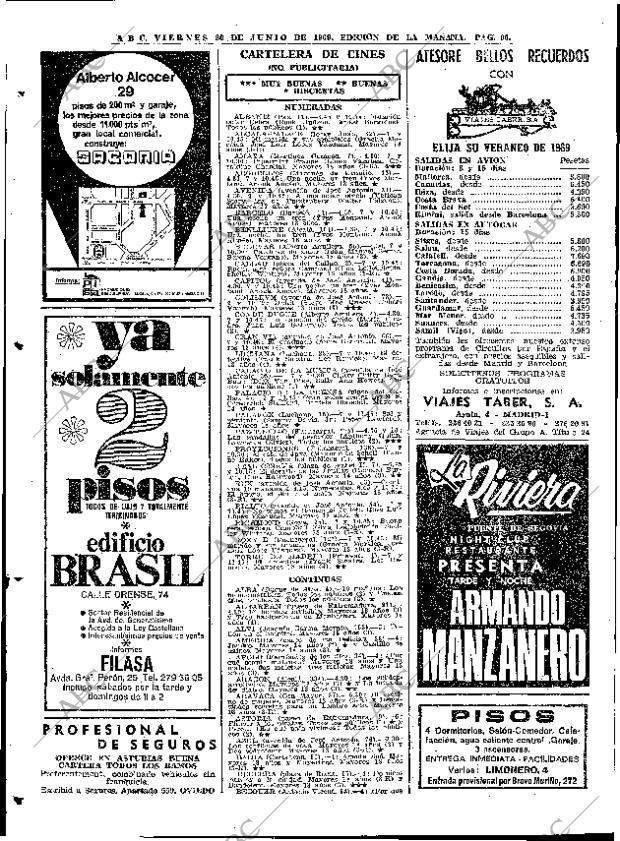 ABC MADRID 20-06-1969 página 90