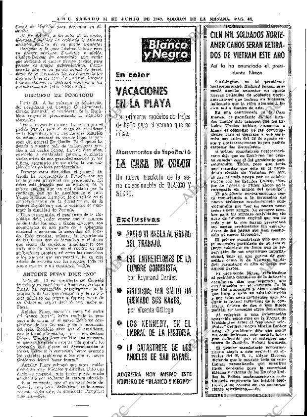 ABC MADRID 21-06-1969 página 44