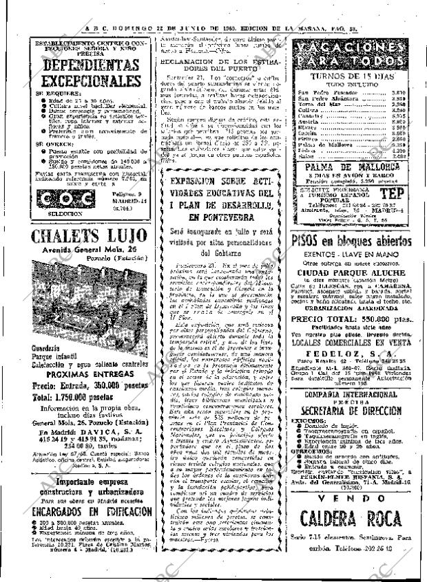 ABC MADRID 22-06-1969 página 38