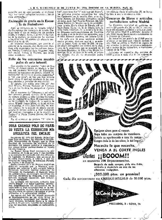 ABC MADRID 22-06-1969 página 47