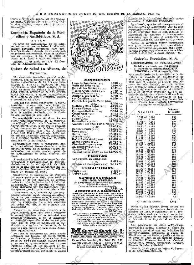 ABC MADRID 22-06-1969 página 60