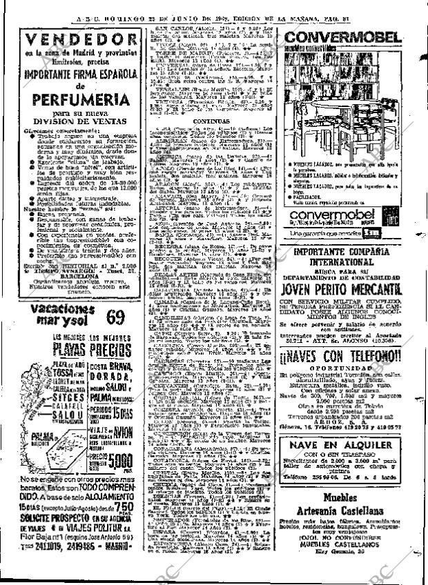 ABC MADRID 22-06-1969 página 81