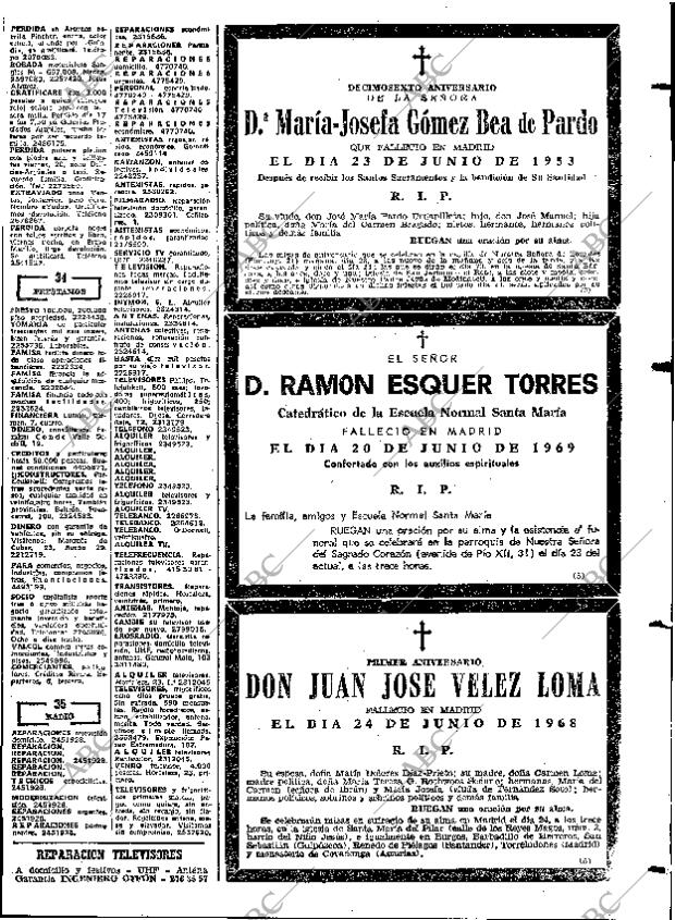ABC MADRID 22-06-1969 página 99