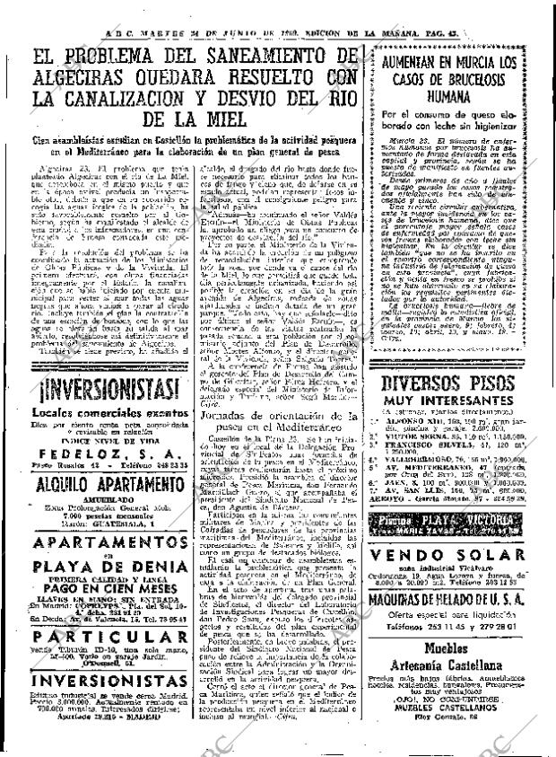 ABC MADRID 24-06-1969 página 43