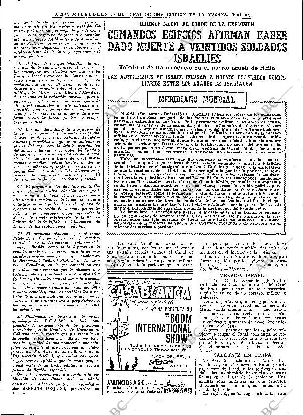 ABC MADRID 25-06-1969 página 27