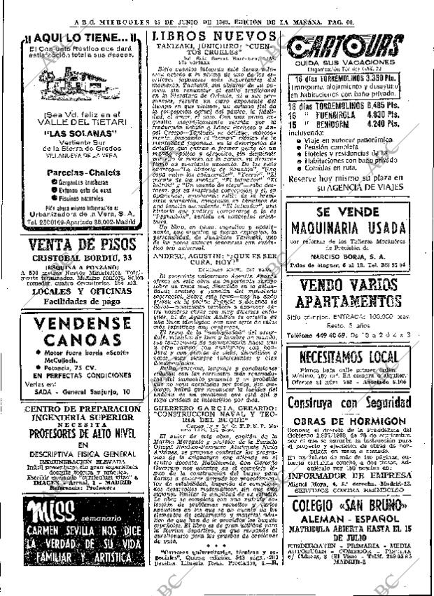 ABC MADRID 25-06-1969 página 60