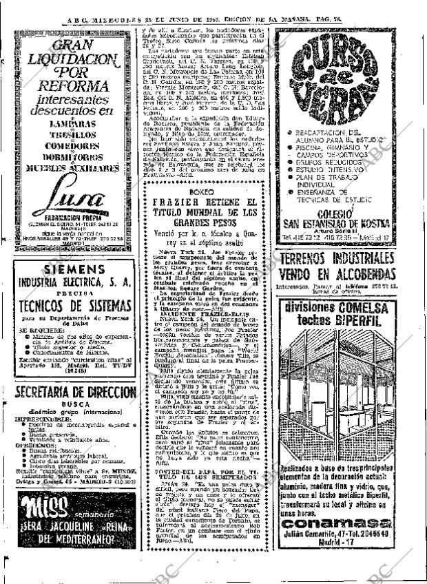 ABC MADRID 25-06-1969 página 78