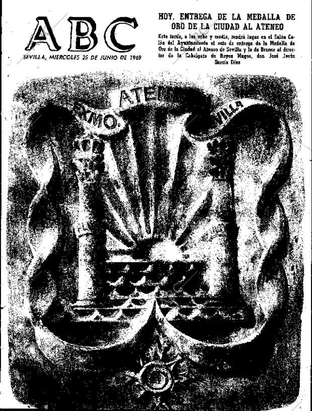 ABC SEVILLA 25-06-1969 página 1