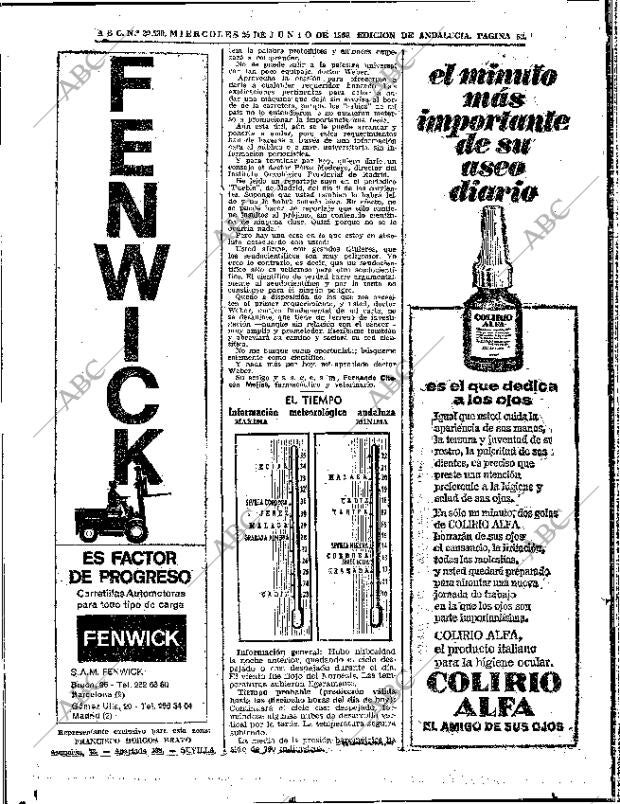 ABC SEVILLA 25-06-1969 página 52