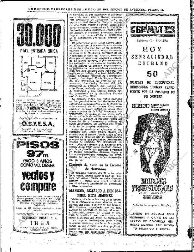 ABC SEVILLA 25-06-1969 página 54