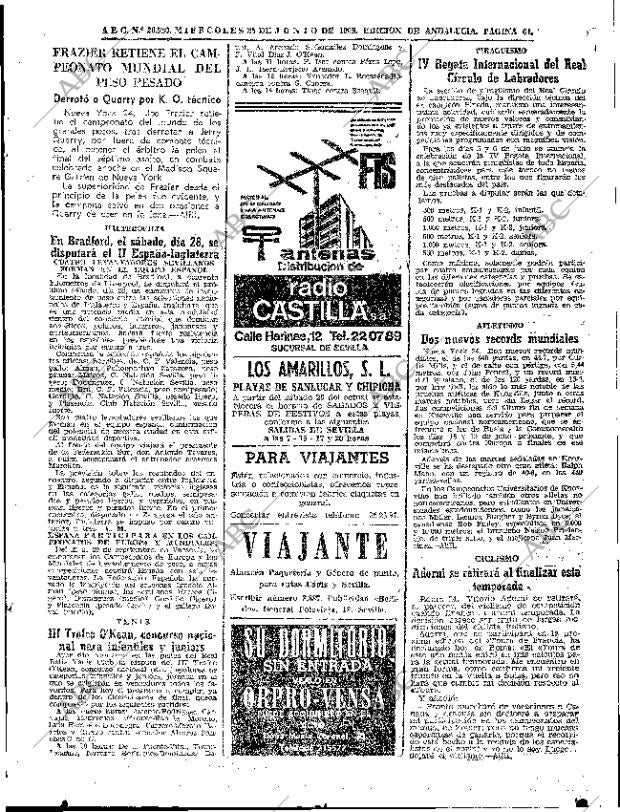 ABC SEVILLA 25-06-1969 página 61
