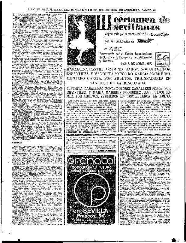 ABC SEVILLA 25-06-1969 página 65