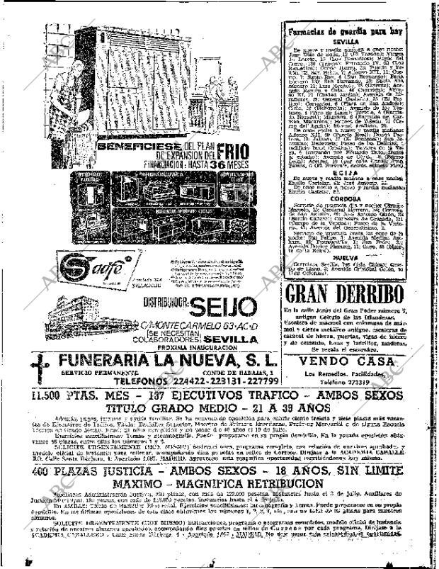 ABC SEVILLA 25-06-1969 página 72