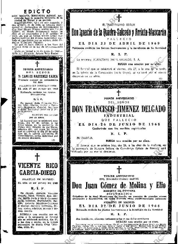 ABC MADRID 26-06-1969 página 108