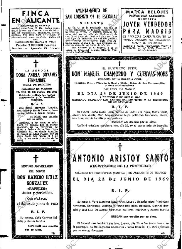 ABC MADRID 26-06-1969 página 110