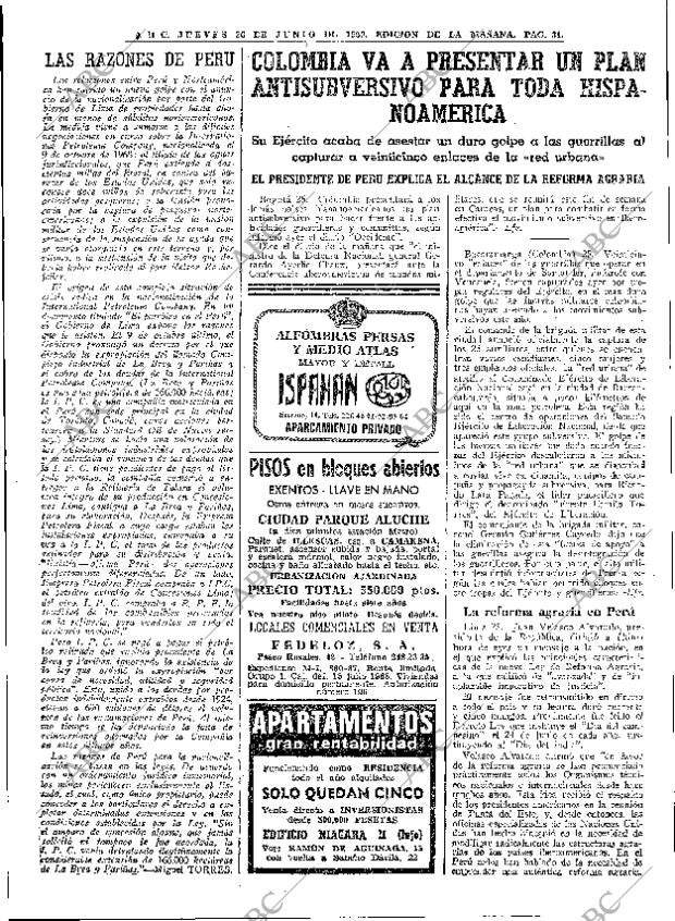 ABC MADRID 26-06-1969 página 31