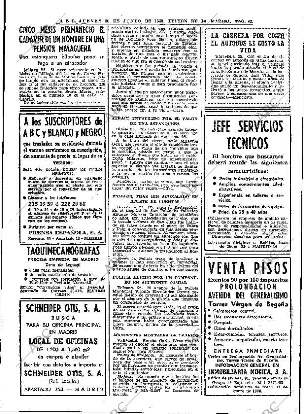 ABC MADRID 26-06-1969 página 42