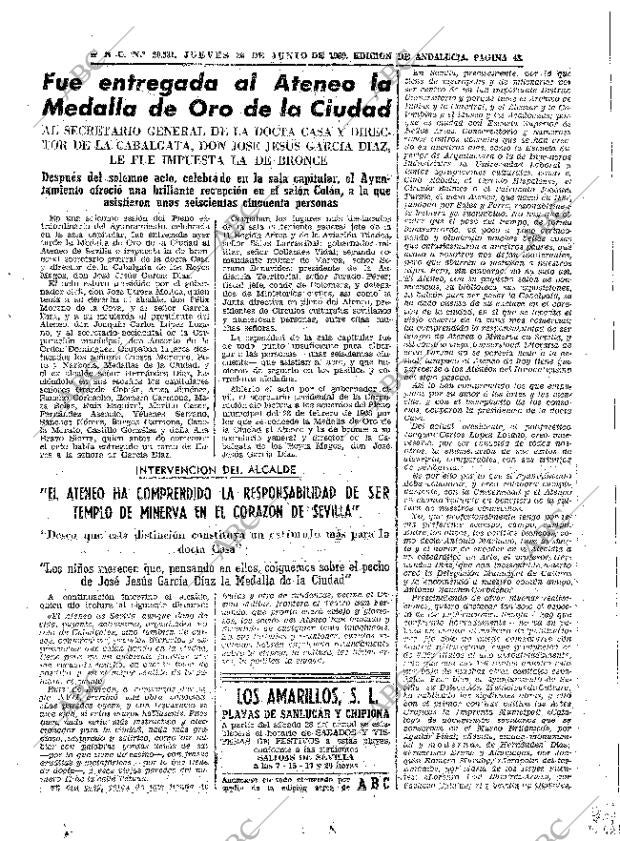 ABC SEVILLA 26-06-1969 página 43
