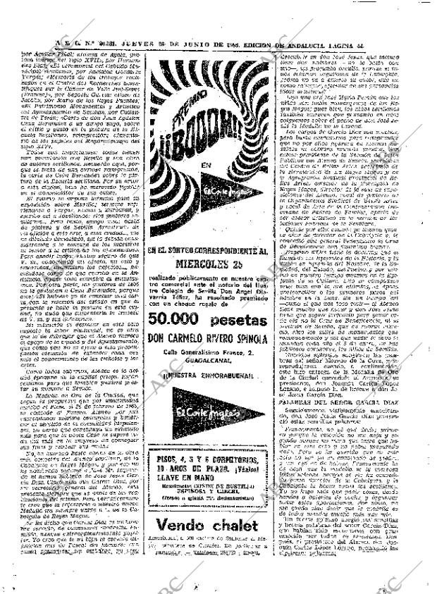 ABC SEVILLA 26-06-1969 página 44
