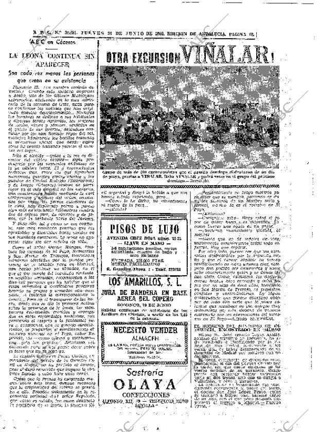 ABC SEVILLA 26-06-1969 página 62