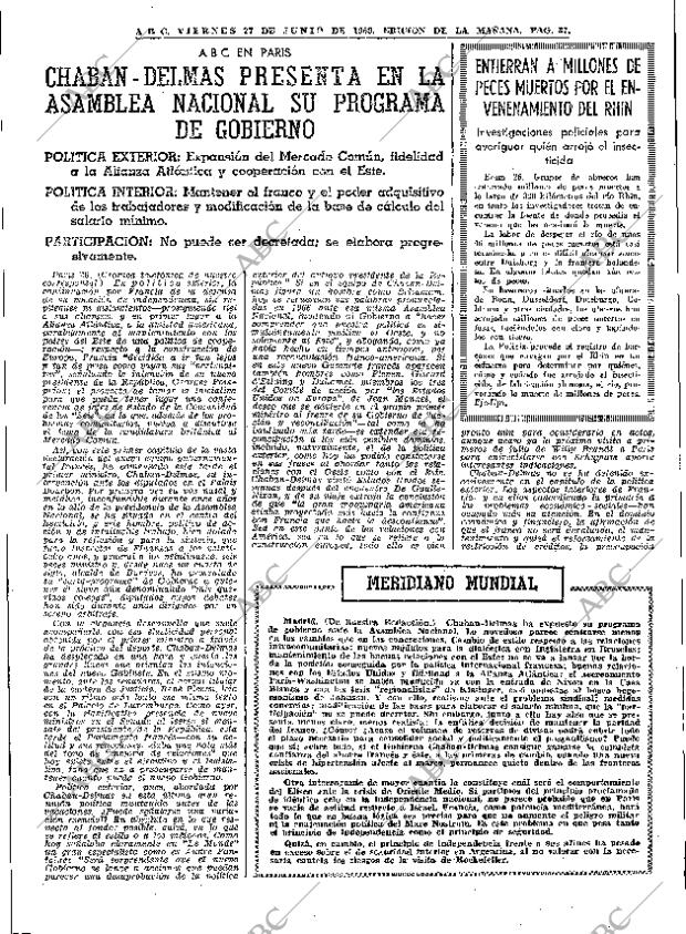 ABC MADRID 27-06-1969 página 39