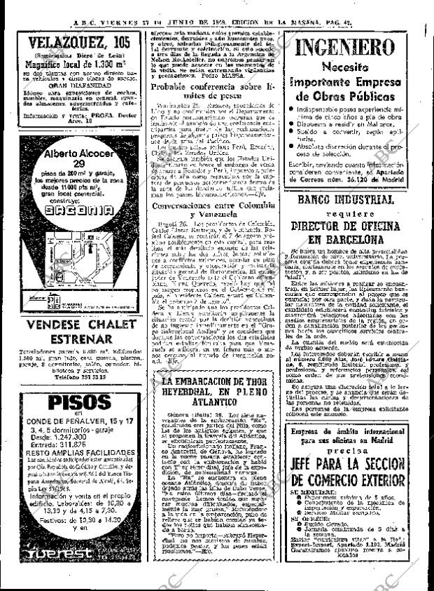 ABC MADRID 27-06-1969 página 44