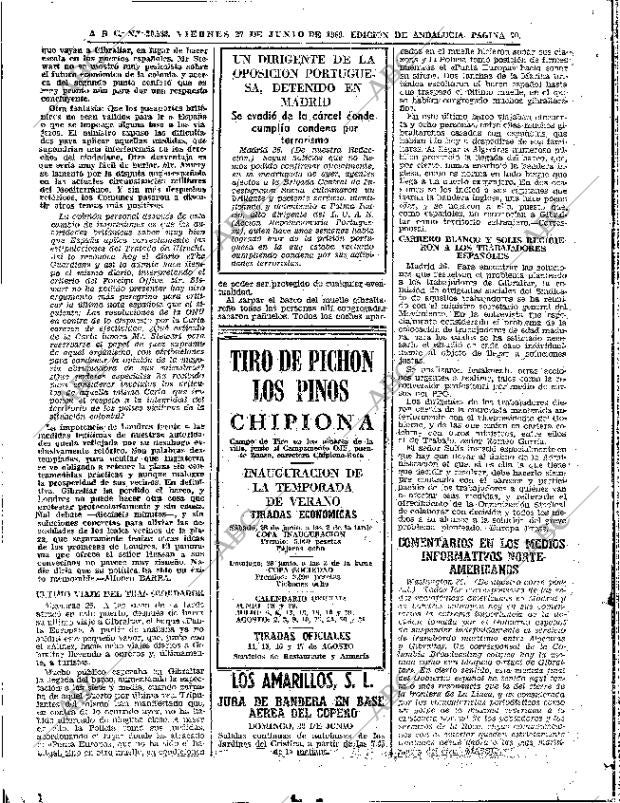 ABC SEVILLA 27-06-1969 página 70