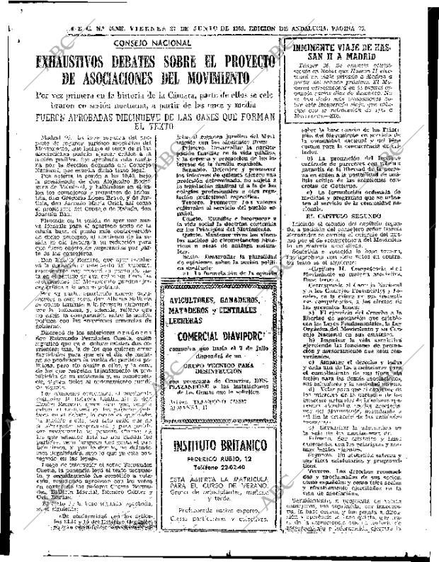 ABC SEVILLA 27-06-1969 página 75