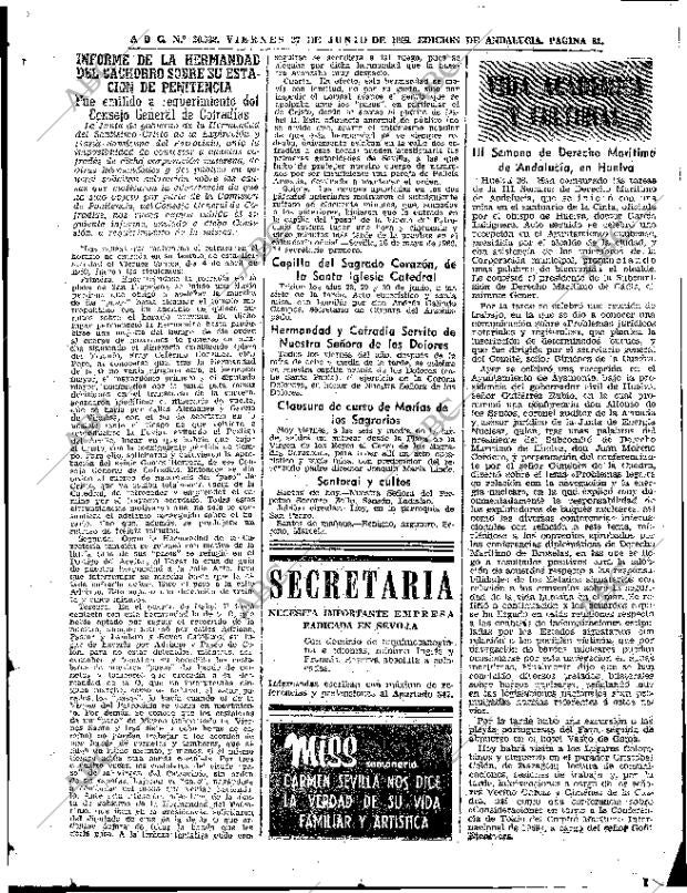 ABC SEVILLA 27-06-1969 página 81