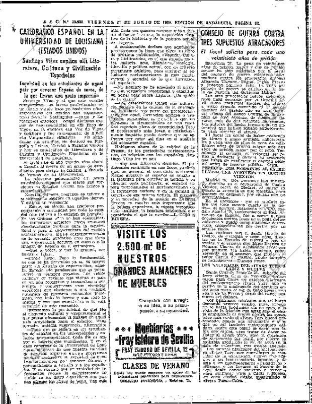 ABC SEVILLA 27-06-1969 página 82